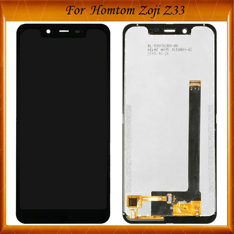 

5.85''Black For Homtom Zoji Z33 LCD Display+Touch Screen Digitizer Assembly Replacement For Zojii Z33 Accessory