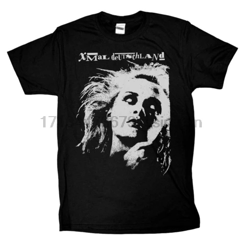 

Xmal Deutschland Shirt Goth 4AD Sisters of Mercy The Cure UK Siouxsie Banshees Letter Top Tee T-Shirt Men Short Sleeve T Shirt