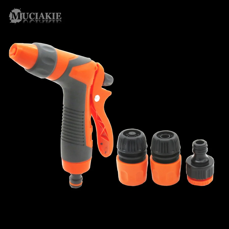 Muciakie 4pcs/set Adjustable Garden Water Gun For Irrigation Car