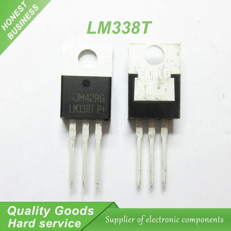 

10pcs/lot LM338T LM338 TO-220 high-current adjustable integrated voltage regulator new original