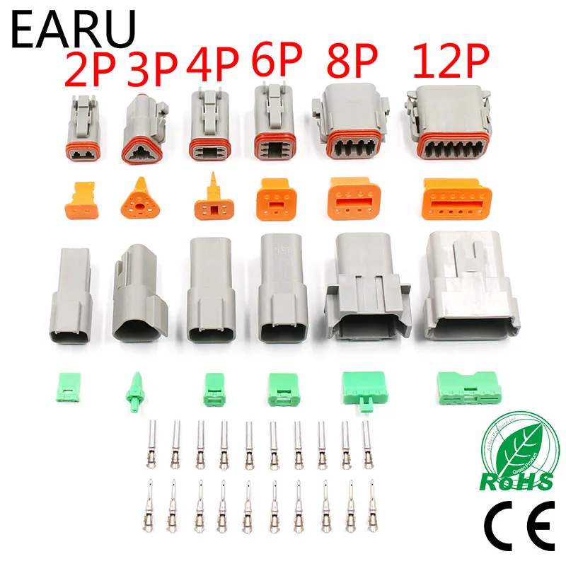 Deutsch DT06/DT04 2/3/4/6/8/12 Pin 2P 3P 4P 6P 8P 12P Engine Gearbox Waterproof Electrical Wire Auto Connector for Car motor цена Deutsch DT06/DT04 2/3/4/6/8/12 Pin 2P 3P 4P 6P 8P 12P Engine Gearbox Waterproof Electrical Wire Auto Connector for Car motor цены онлайн