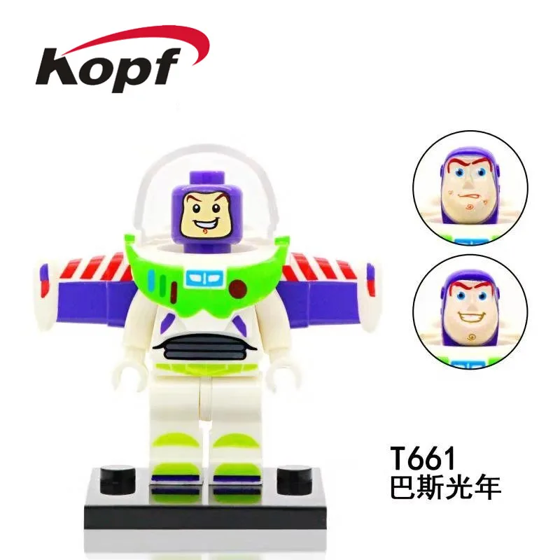 

Building Blocks Buzz Cartoon Action Carrot Rabbit Unicorn Lightyear Bricks Figures For Chidren Learning Gift Toys T661 T662 T663