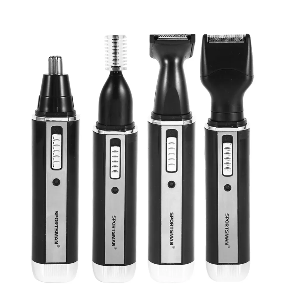 

2 Types 4In1 Rechargeable Electric Ear Nose Hair Trimmer Beard Face Eyebrows Removal Shaver