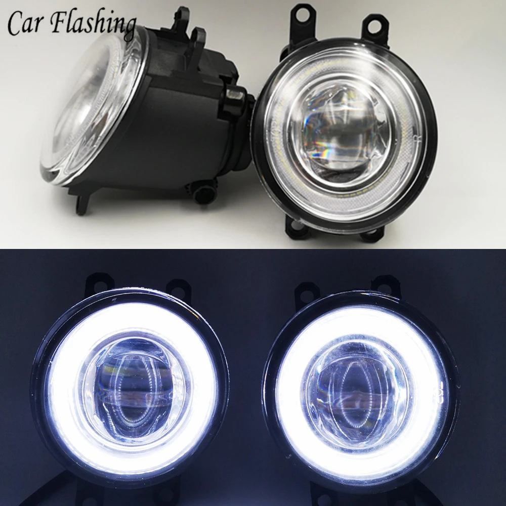 

Car flashing 1Set/pair 12V Car LED Angel Eyes DRL Fog Light Lamp DRL Daytime Running Light For Daihatsu Xenia Xirion Terios