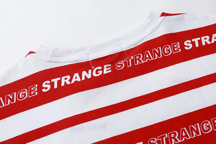 Striped Full Letter TShirts 10