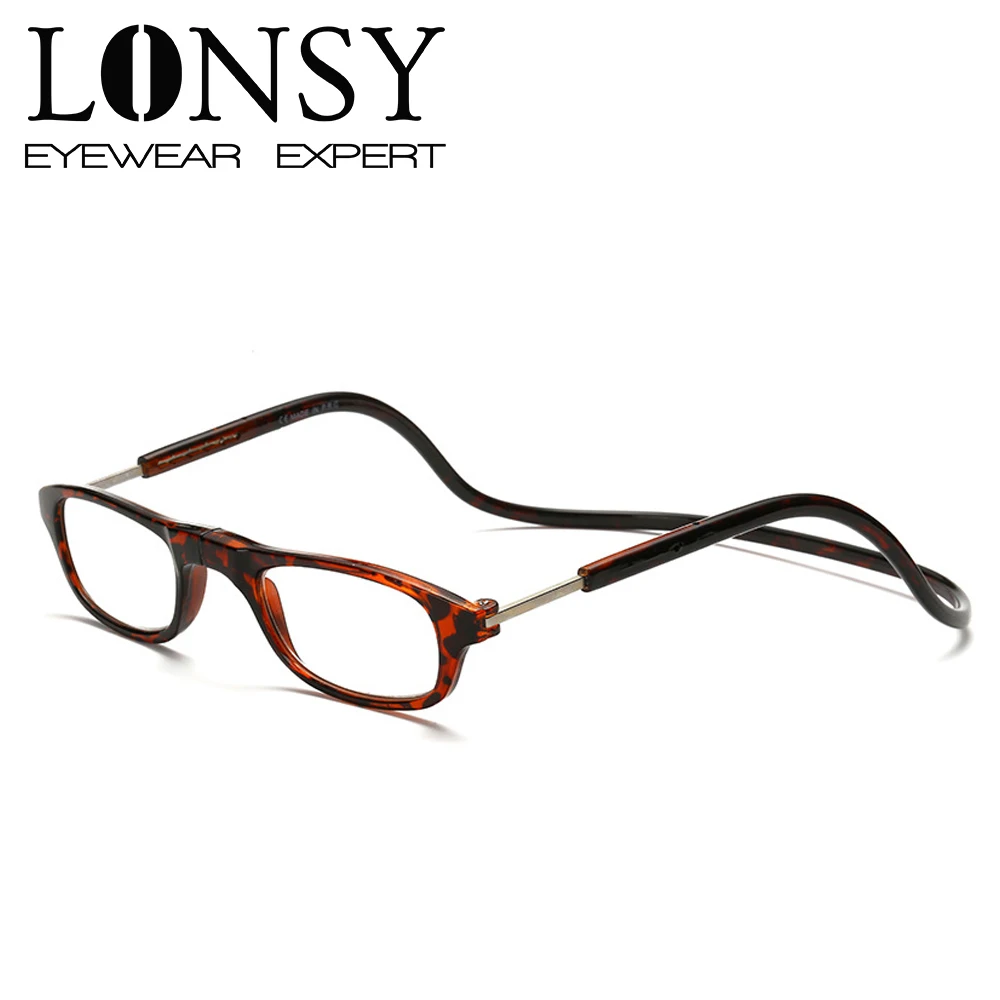 

2019 Magnetic Reading Glasses Men Women Magnets Front Connect Unisex presbyopic Eyeglasses LS054JC