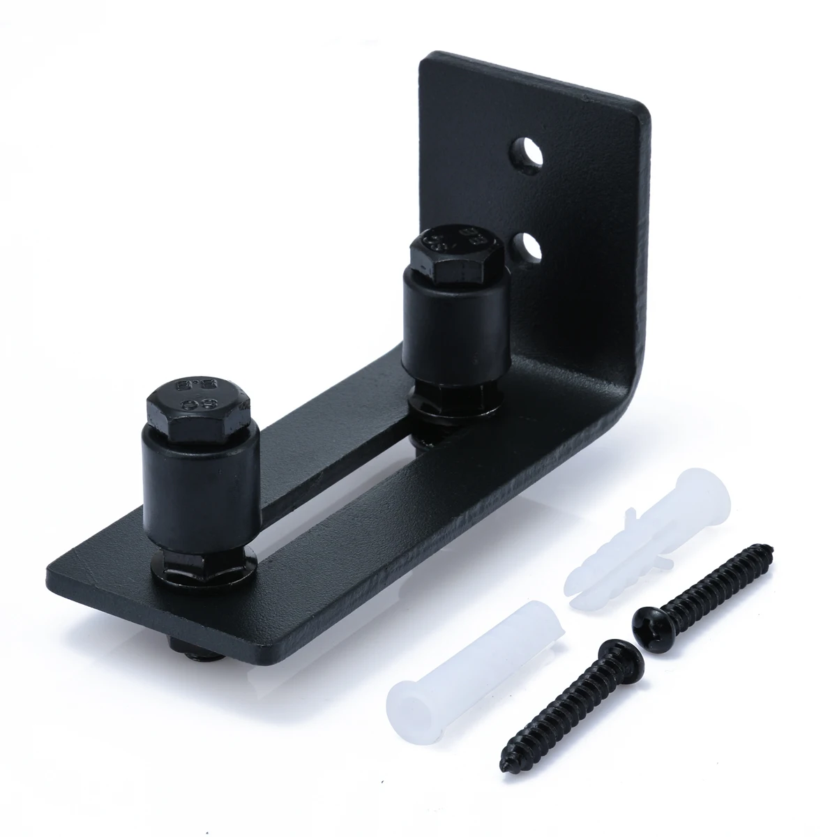 

Adjustable Stay Roller Wall Bottom Floor Guide Clip Sliding Barn Door Guide Hardware with Screws