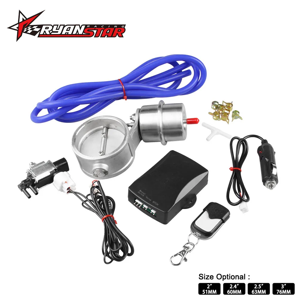 Closed Vacuum Exhaust Cutout Valve with Wireless Remote Controller Set