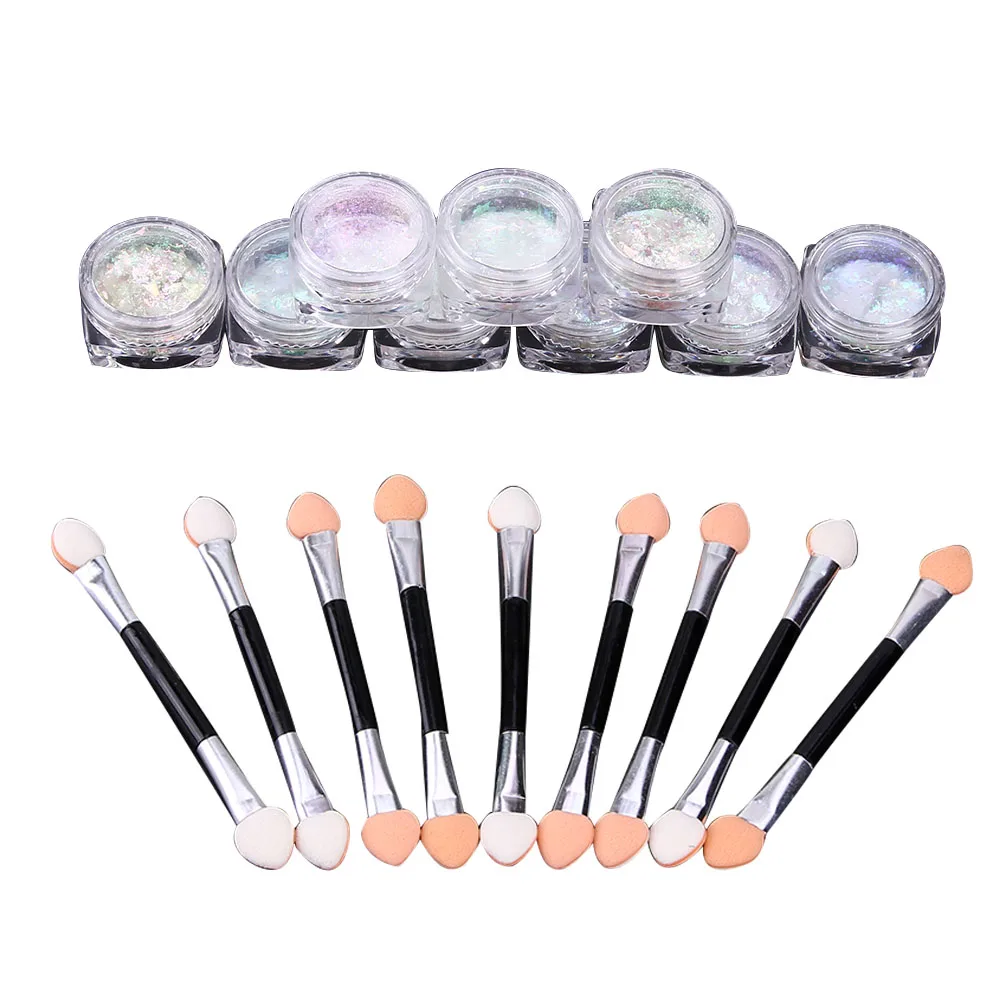 

Colorful Nail Art Powder Pigment Fingernail Mirror Painting Pigment Varnish UV Gel Nails Manicure Polish Builder Decoration