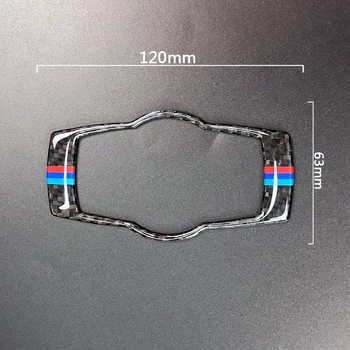 

For bmw E90 E92 Carbon Fiber Car Headlamp Switch Trim Refit Sticker Switch Frame Decor Stickers 3 Series 2011-2015 Car Interior
