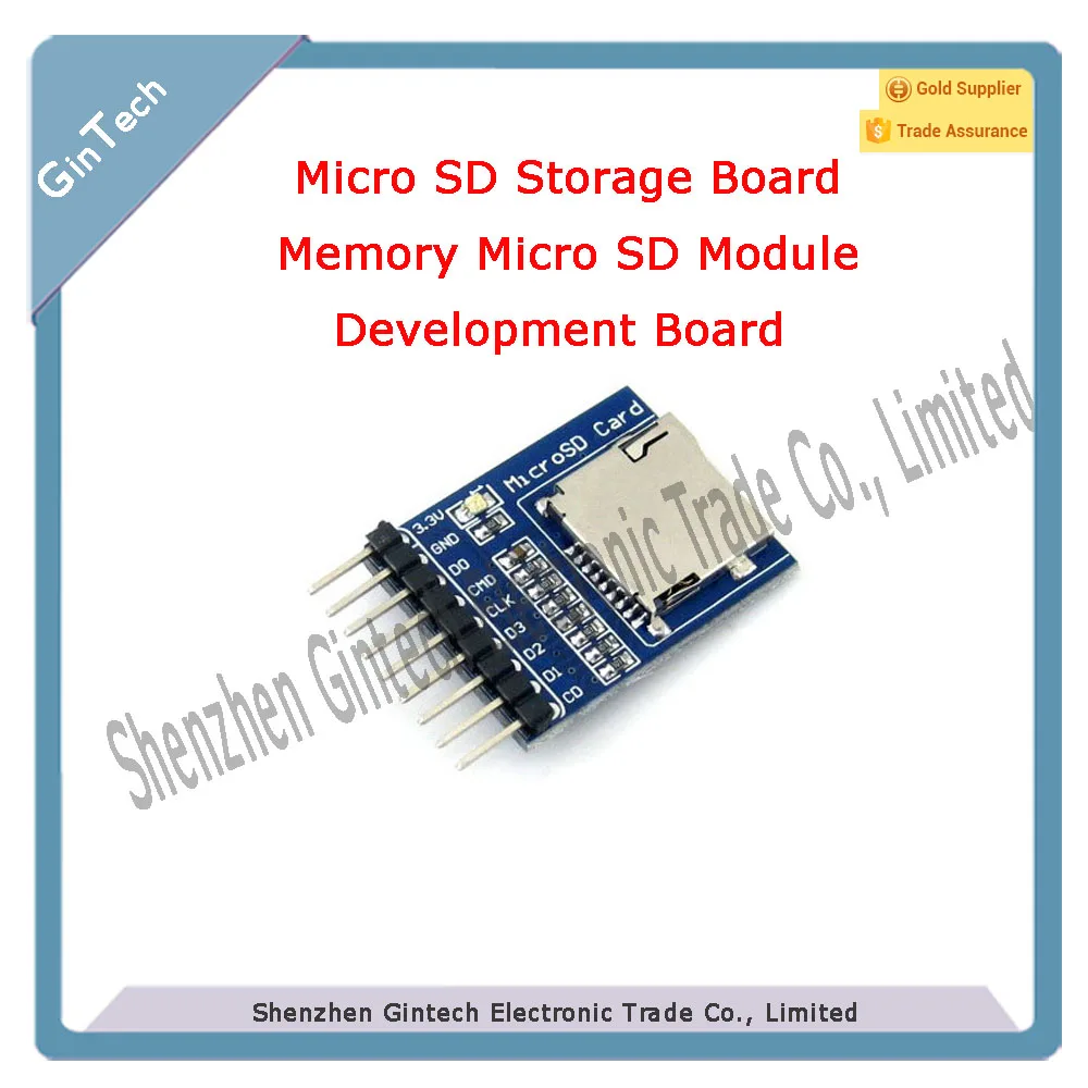 

FREE SHIPPING!!! Micro SD Card Module SD Card Storage Board Memory Development Board Supports SDIO SPI Interfaces