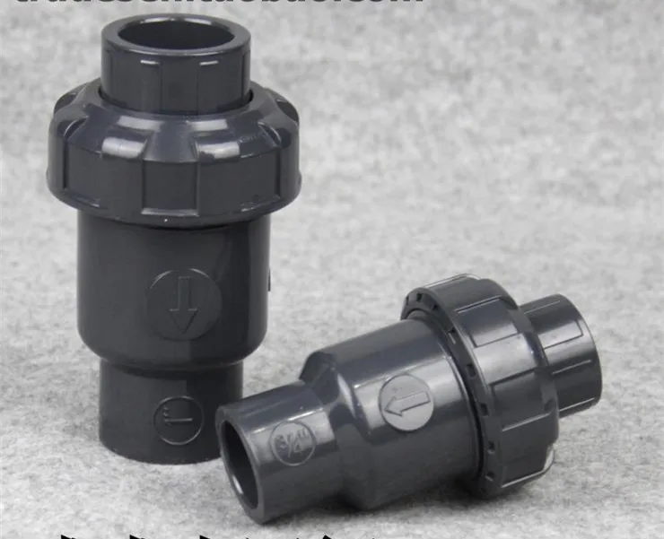 

1pcs UPVC Check Valve Check Valve Check Valve plumbing pvc fittings water hose coupler