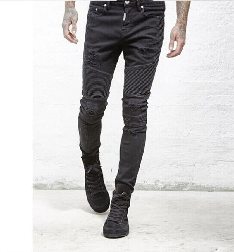 07 SharkPrint skinny jeans men clothes 1801