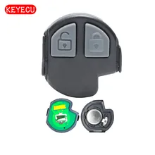Keyecu бесключевая панель дистанционного ключа 2 кнопки 433 МГц для Suzuki Swift(4Y-TS002) Fob