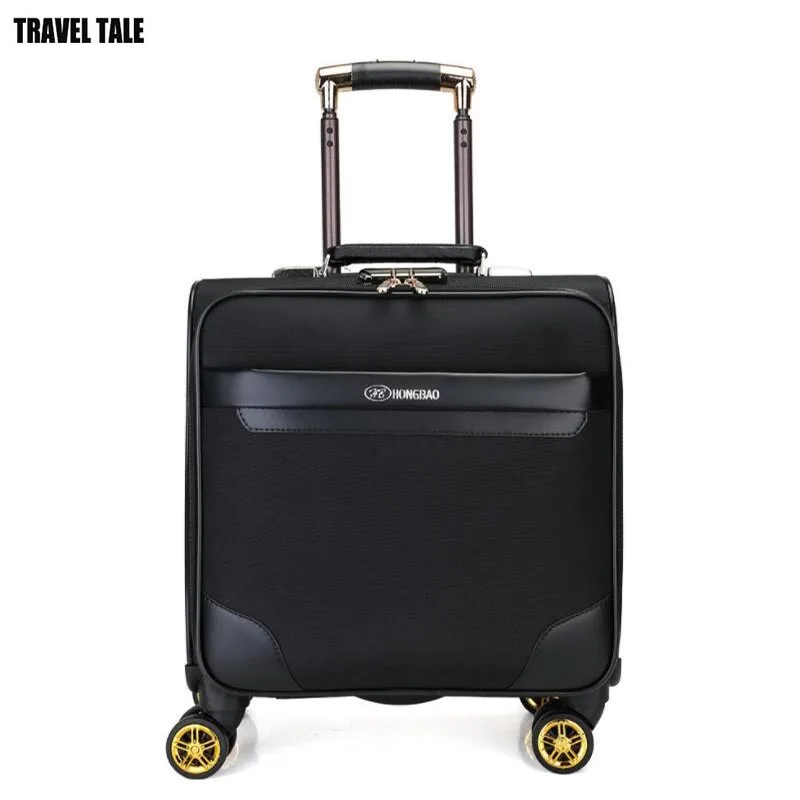 TRAVEL TALE 16&quot; carry on hand luggage cabin small suitcases and travel trolley bags on wheels-in ...