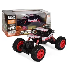 Радиоуправляемый автомобиль 4WD 2,4 ГГц альпинистский автомобиль 4x4 двойные двигатели Bigfoot автомобиль дистанционное управление Модель внедорожный автомобиль игрушка