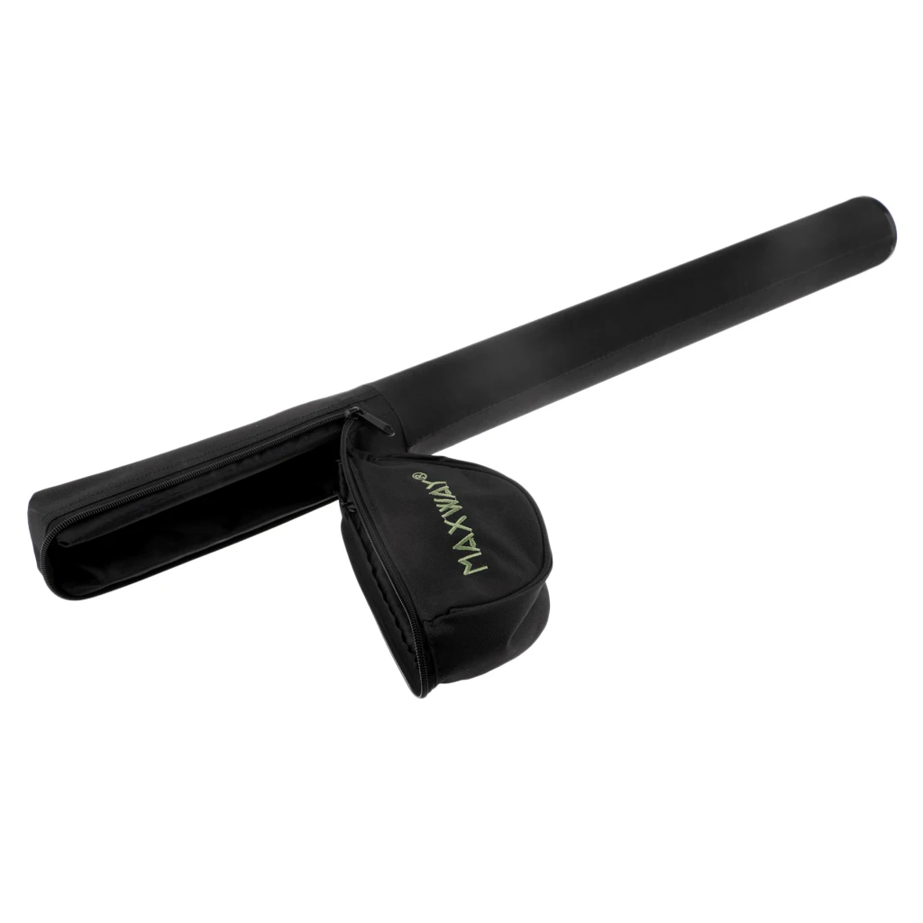 Fly Fishing Rod Tube & Reel Case 600D Waterproof Cloth Rod Protection Reel Bag Travel Fly Rod Adjustable Shoulder Strap Case 