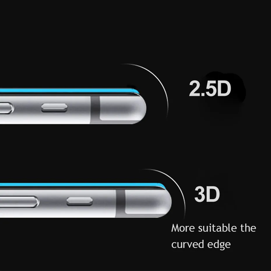 2 шт 3D полное покрытие, Защитное стекло для iphone 7 7 plus, красная Глянцевая защита экрана из углеродного волокна, закаленное стекло на 6 6s 7 7 plus