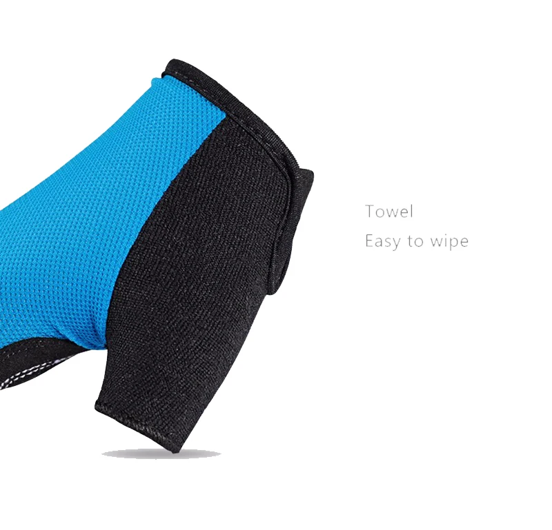 ROCKBROS Half Finger Bicycle Glove Outdoor Cycling Sports Breathable Gloves Bike Sponge Pad Professional Gloves Unisex RK0038 (1)