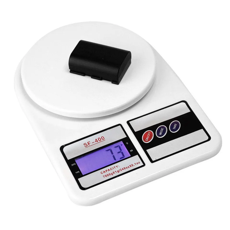 

SF-400 Electronic Kitchen Scales Digital LCD Display 10kgx1g Food Diet Scale Coffee Weighting Postal Household Weight Medicine