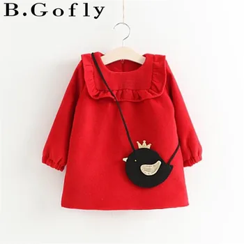 

Children Clothes Clothing Prinncess Toddler Kids Tops Girls Costumes Party Sweatshirt Valvet Warm Long Sleeve Dress for Girl