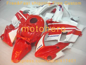 

Custom Motorcycle fairings kits for Honda CBR600 F2 Red White 1991 1992 1993 1994 CBR 600 F2 91 92 93 94 fairing kit+ tank cover