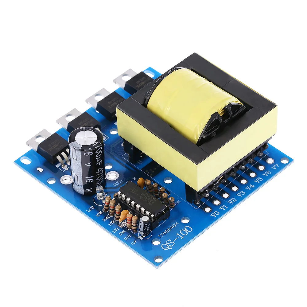 DC AC преобразователь инверторная плата DC12V до 220V 380V 18V 500W Инвертор Трансформатор