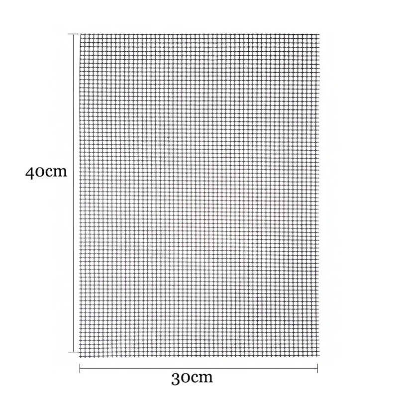 Антипригарные коврики для жарки барбекю высокого уровня безопасности в форме сетки коврик для барбекю приготовления пищи с термостойкостью принадлежности для гриля 30x40x0,2 см