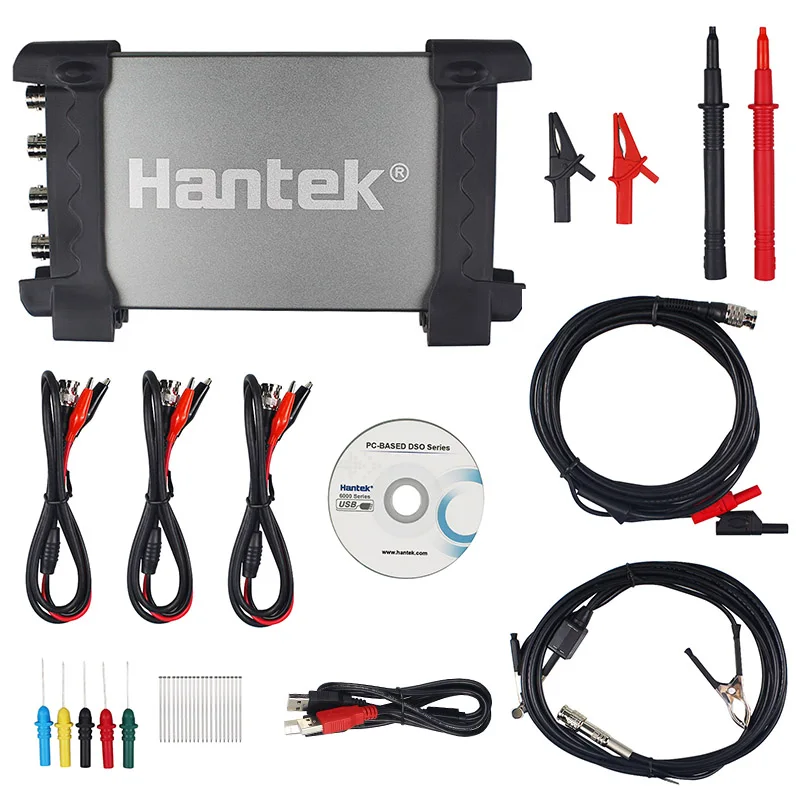 

Hantek Digital 6254BE PC USB with 4 Channels 250MHz Oscilloscopes 1GSa/s Sample Rate Hantek 6254BE bandwidths Digital Portable