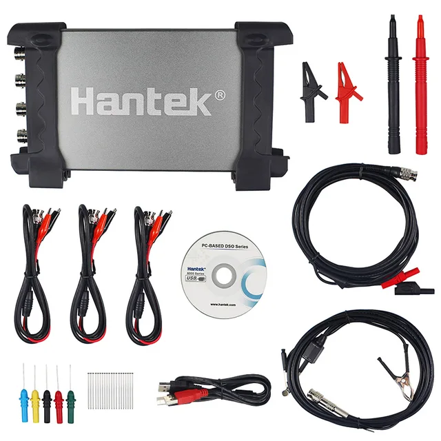 Best Price Hantek Digital 6254BE PC USB with 4 Channels 250MHz Oscilloscopes 1GSa/s Sample Rate Hantek 6254BE bandwidths Digital Portable