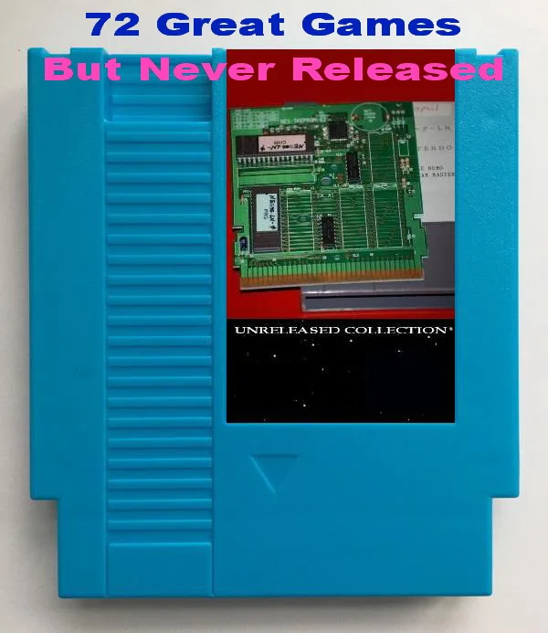 Неизданная коллекция 73 в 1 игровой Картридж для консоли NES - Цвет: NES72Pins Version