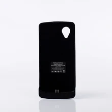 3800mAh External Backup Battery Charger Case Capa for LG Google Nexus 5 D821 D820 Black font