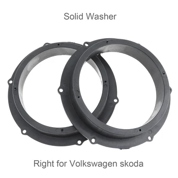 

2 Pcs Speaker Gasket Waterproof Solid Washer Adapters Brackets Speaker Mounts Plates for Volkswagen Magotan Skoda Cars Vehicle