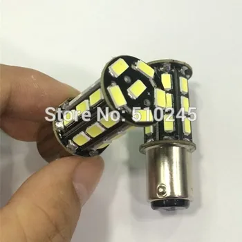 

30X NEW arrival DC 12V White 27 leds 1157 27 SMD LED 5630/5730 Auto Car Turn signal Reverse Light Bulb Lamp free shipping