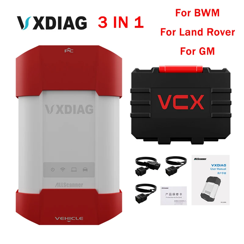 VXDIAG 3 в 1 для BMW ICOM A2 Программирование/кодирование GM 33 003 Land Rover/Jaguar V153