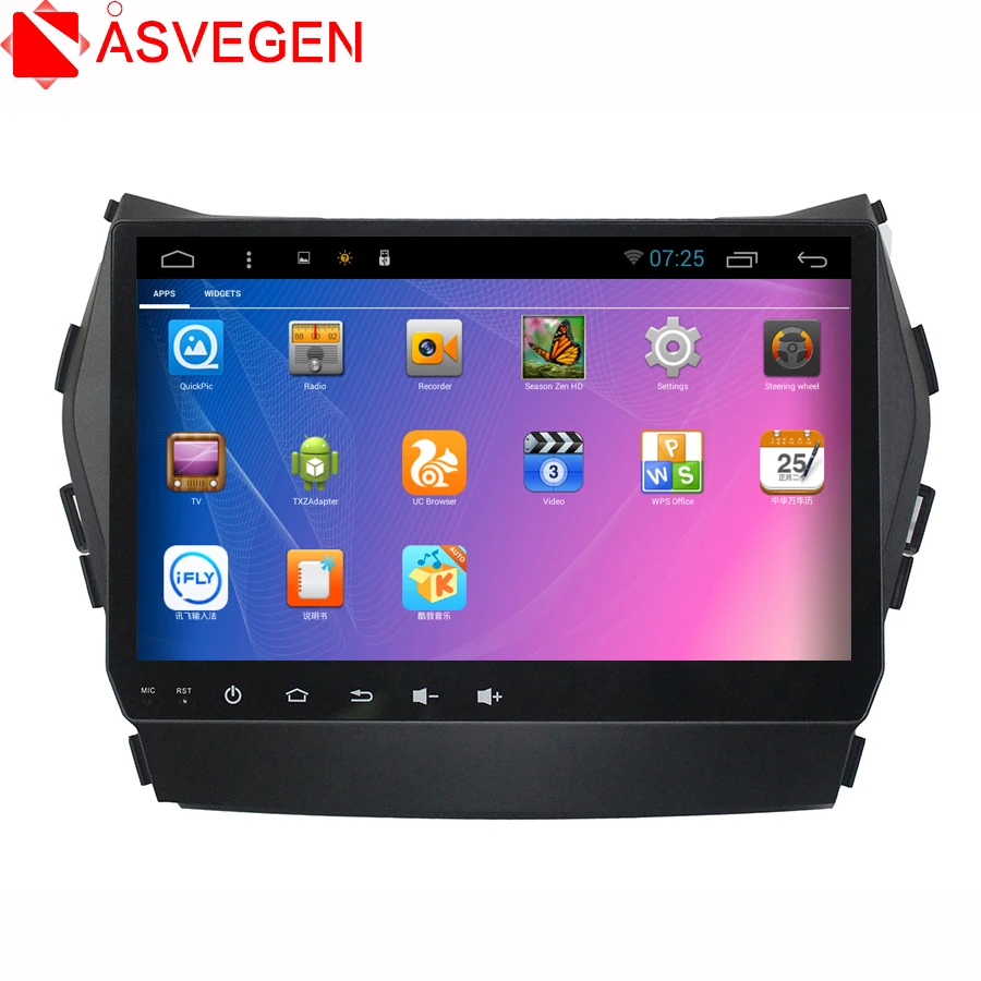 Excellent Asvegen Octa 8 Core Car Dvd For Hyundai Santafe ix45 Car PC head Unit GPS Navigation 2 din Car Stereo HD Touch Screen Player 0