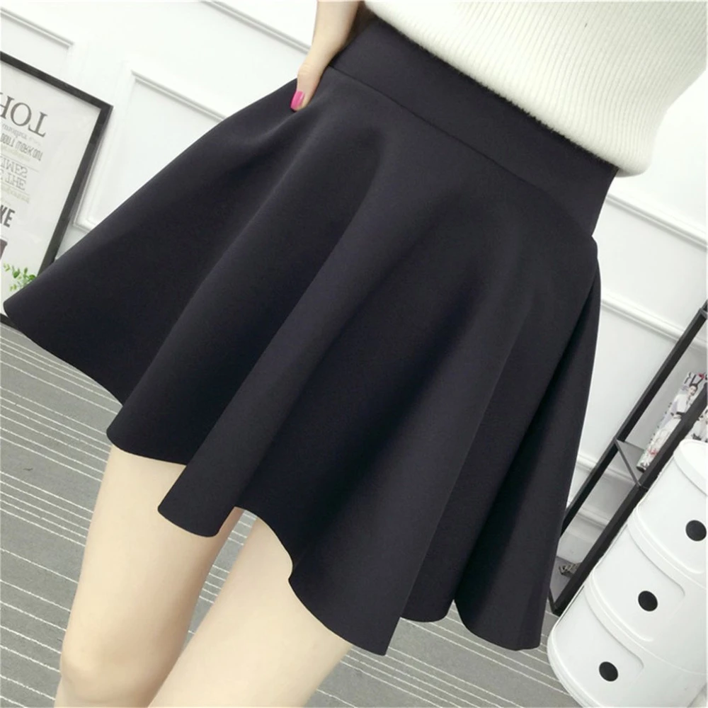 knee length swing skirt