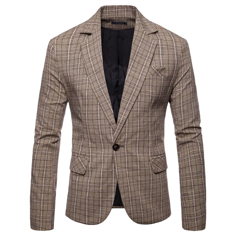 Riinr New Arrival Brand Clothing Autumn Suit Blazer Men Fashion Slim Male Suits Casual Solid Color Masculine Blazer Size M-3XL