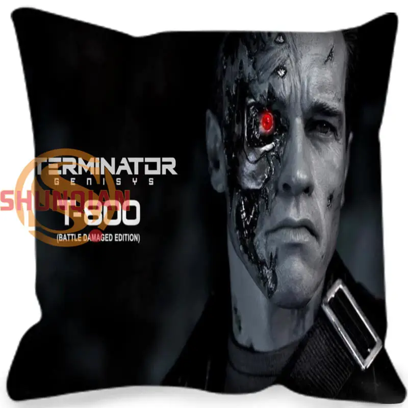 

Best Nice Terminator Style throw Pillowcase Square Zippered Pillow Cover Custom Gift 40x40cm Drop Shipping
