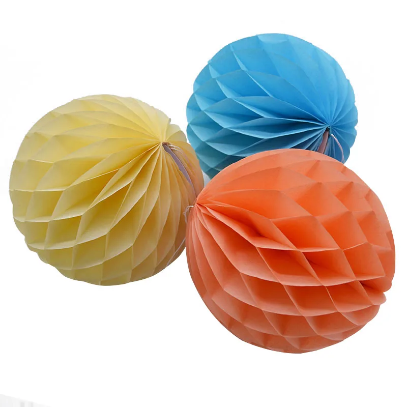 

1Pcs Honeycomb Ball Paper Flower Hanging Flower For Wedding Birthday Party Decoration DIY Handcraft Scrapbooking Baby Shower 8Z
