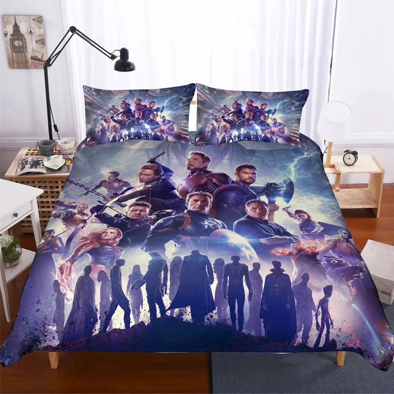 Marvel The Avengers 3d Bedding Set Duvet Covers Pillowcases