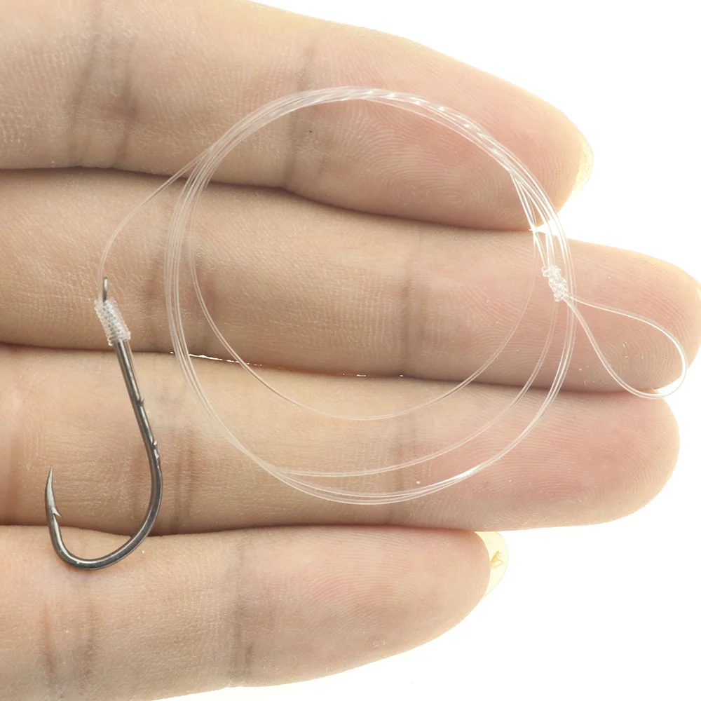 

Rompin 10pcs/lot hooks High Carbon Steel with Fishing Barbed Fishing Hooks Sea Fishing specimen hooks Carp fishing Sharp