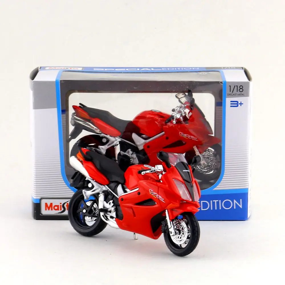 

Free Shipping/Maisto Toy/Diecast Metal Motorcycle Model/1:18 Scale/Honda VFR SuperCross/Educational Collection/Gift For Kid