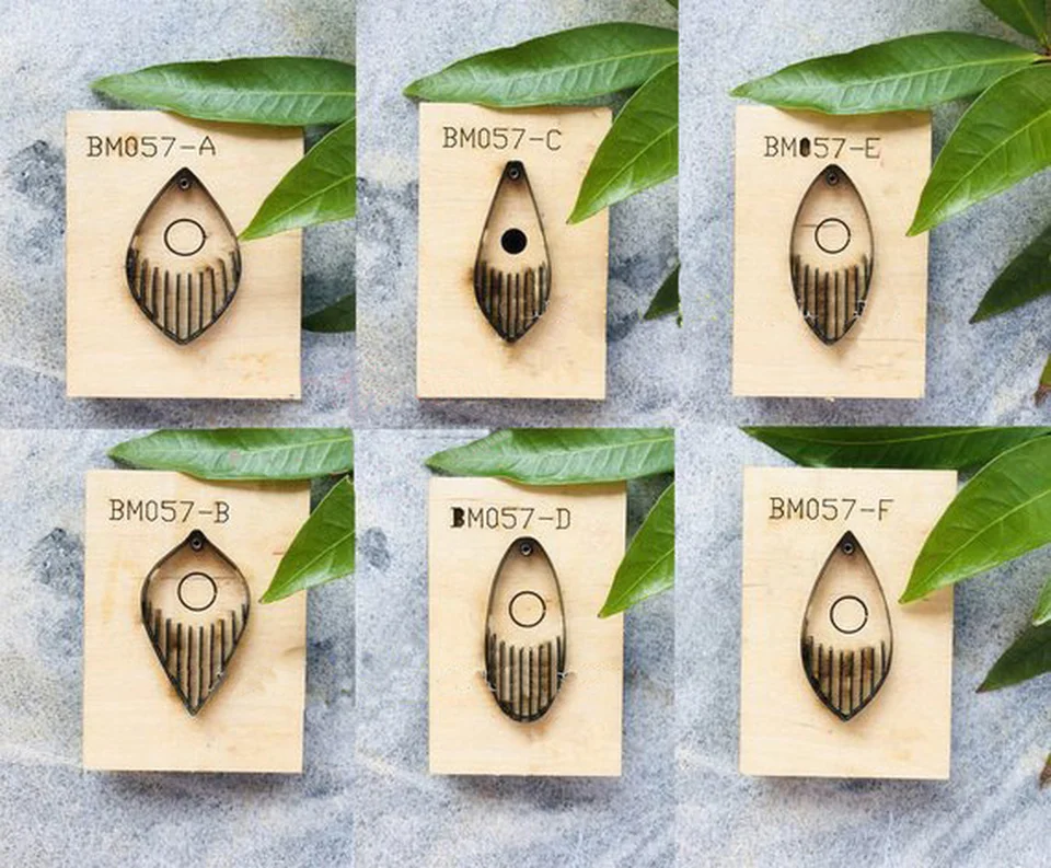 Japan Steel Blade Rule Die Cut Steel Punch Teardrop DIY Earring