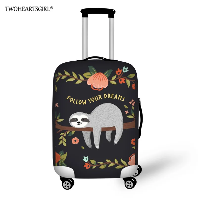 Retro Dogs Dachshund Printed Business Luggage Protector Travel Baggage Suitcase Cover 4 Size