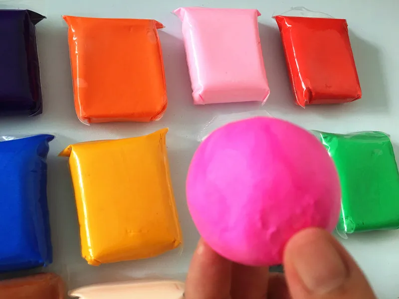 Happyxuan 3 комплекта (36 сумок) DIY Ультра легкая мягкая бумажная глина креативный
