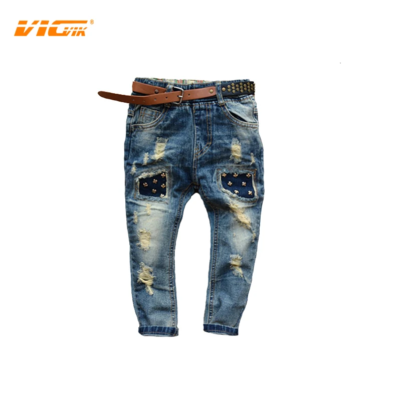 Buy VICVIK Jeans Children Boys Ripped Jeans Kids
