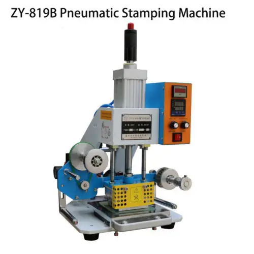 ZY-819-B Pneumatic Stamping Machine,leather LOGO printer,pressure words machine,name card stamping machine(220V/50Hz) te customized product pvc identification card employee student id card for printer