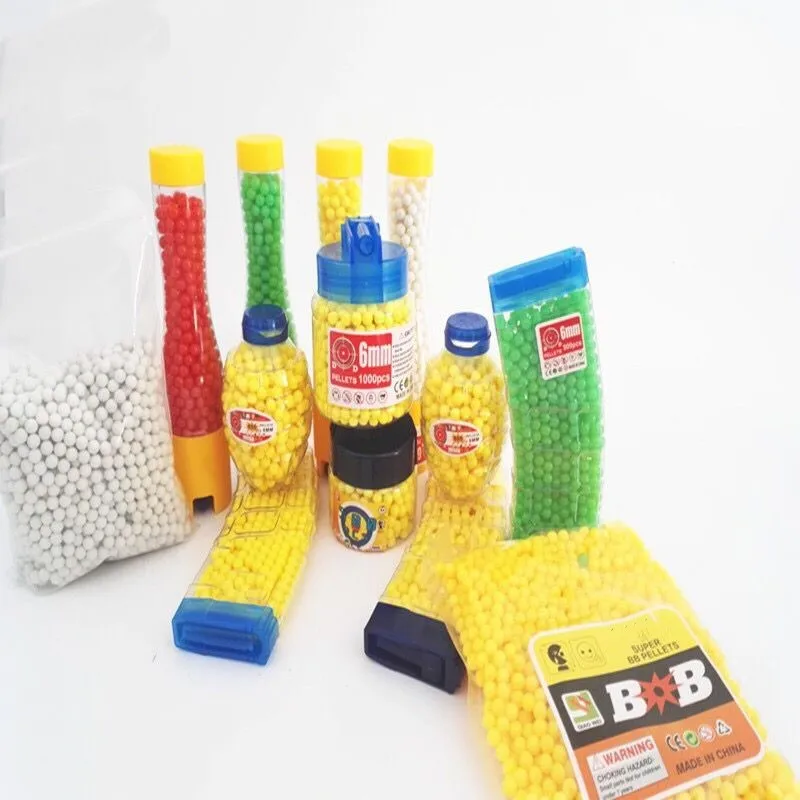 

1000pcs 6mm Tactical Strikeball BB Balls Paintball Hunting Rifle Strike Ammo Shooting Bullet Slingshot Ball paintballs