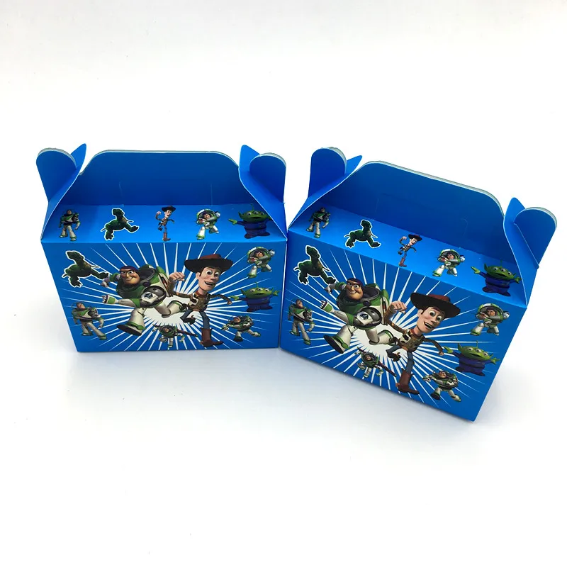 

6PCS/LOT TOYS STORY THEME CANDY BOX KIDS BIRTHDAY PARTY FAVORS GIFT BOXES TOYS STORY BIRTHDAY PARTY SUPPLIES